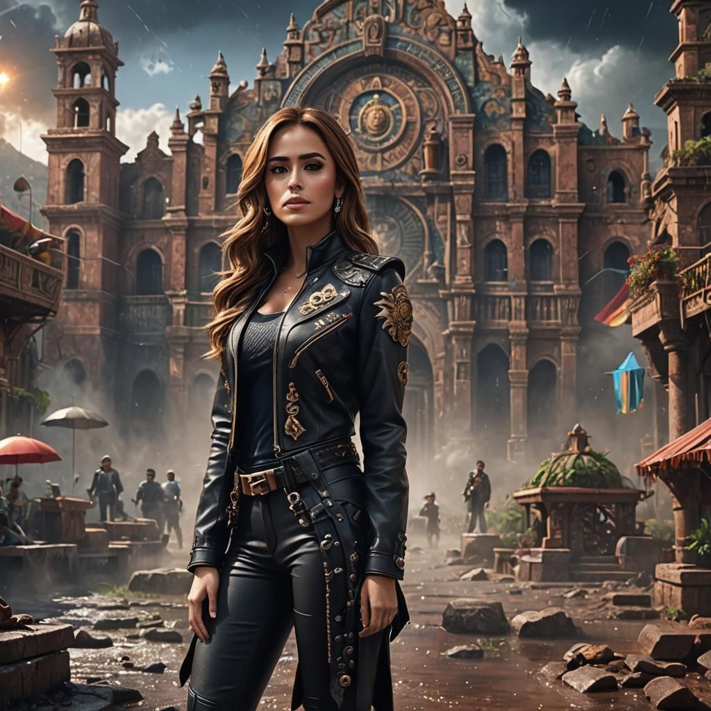 Yanet Garcia Weather Report, Detailed Matte Painting