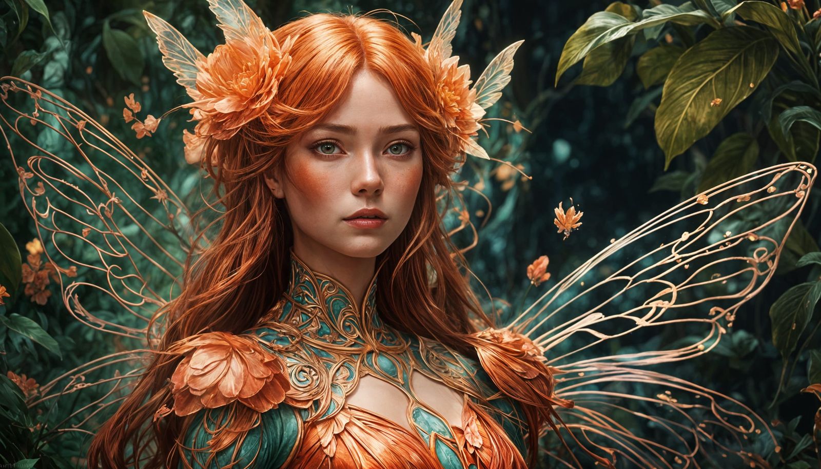 Fairy Queen in Vibrant Triadic Colors