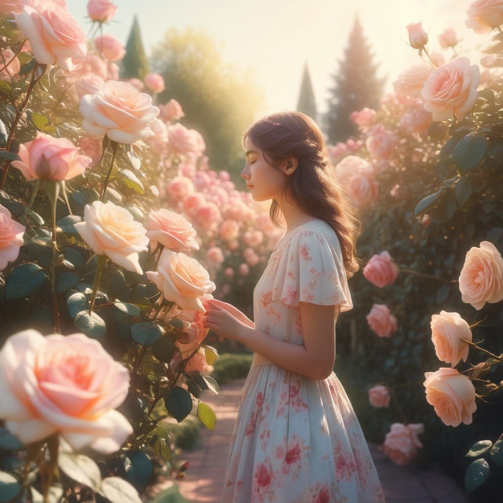 Meet me in the rose gardens