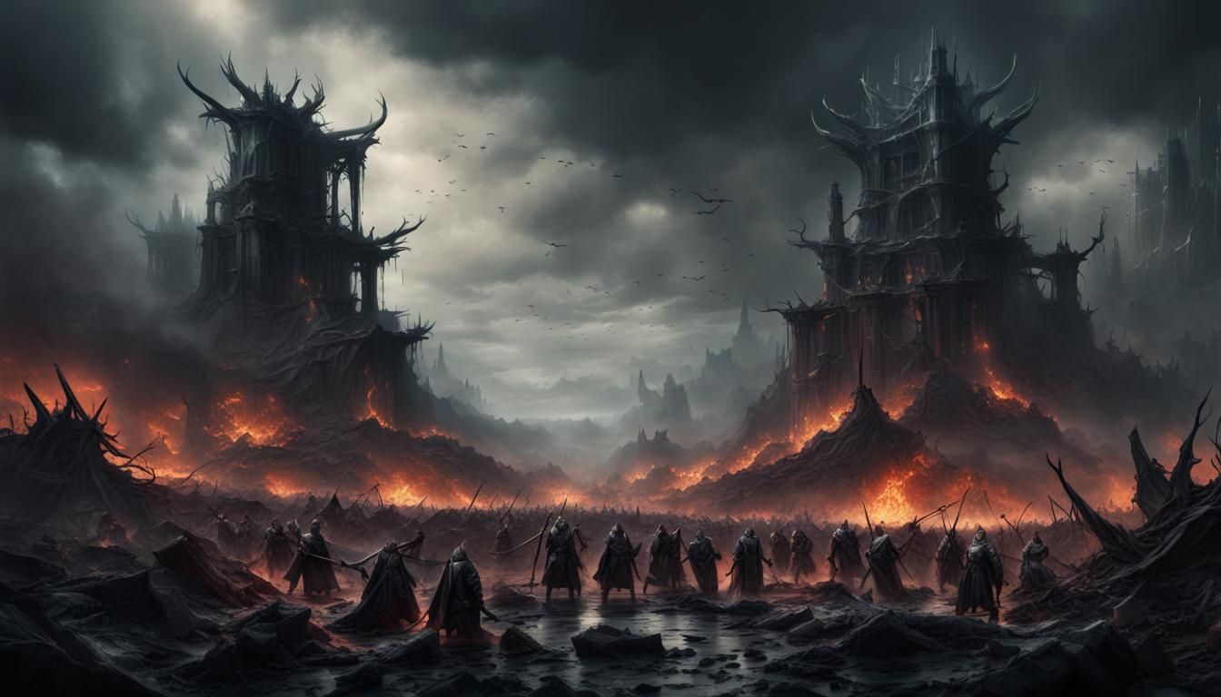 Nurgle's Twin Temples Battle