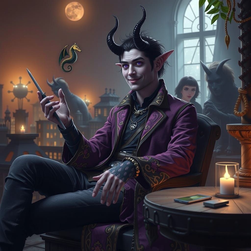 Chaotic Rogue Soars Under Moonlit Skies