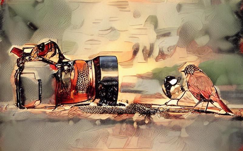 Detailed 8K 3D Render of a Camera