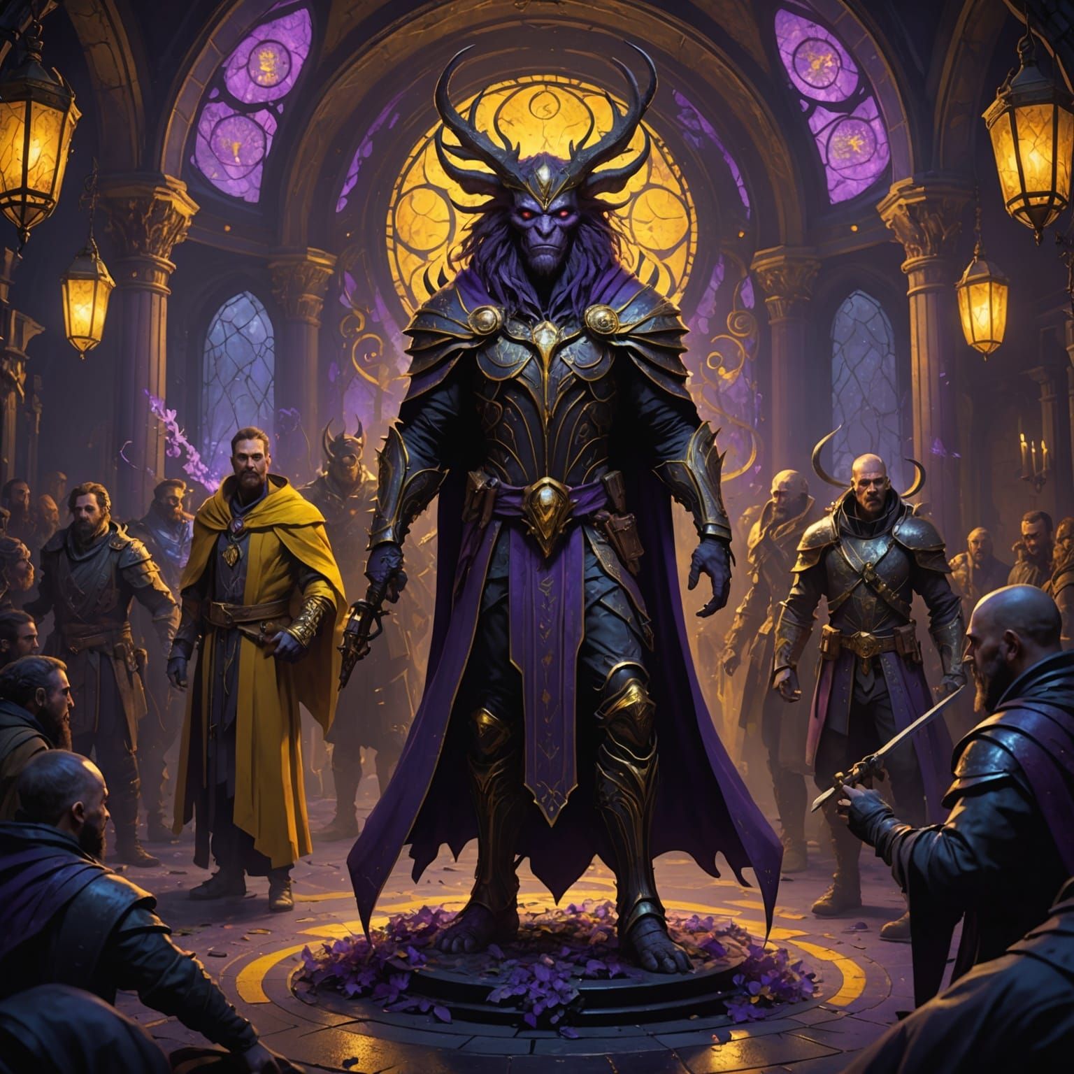 Paranormal Party: A Dark Fantasy Concept Art