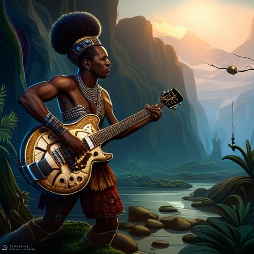 Chaka Zulu: Detailed Matte Painting in Unreal Engine