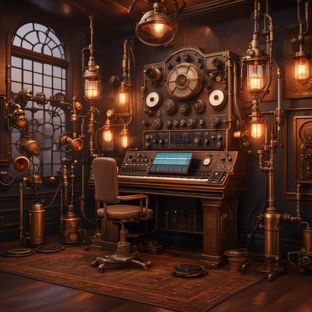 Steampunk Recording Studio