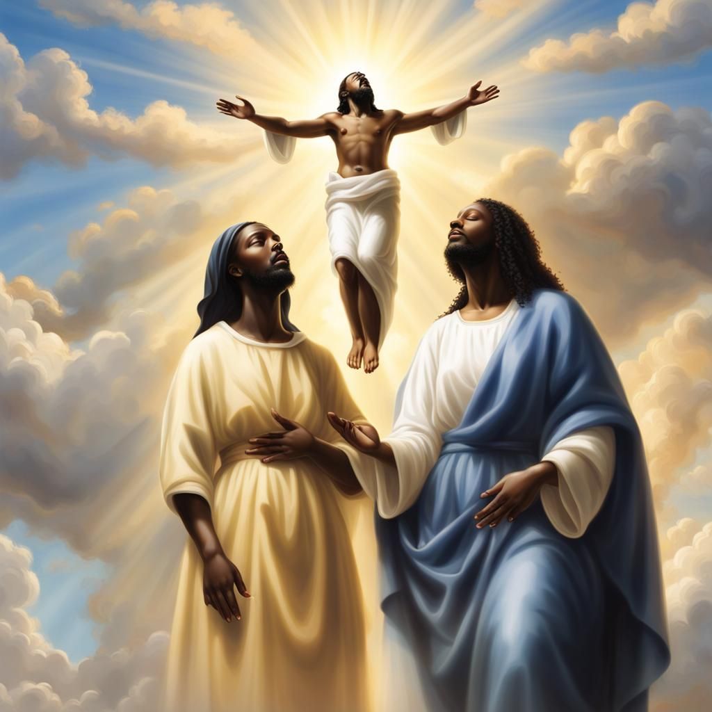 Mary and Martha Mourning Over Jesus