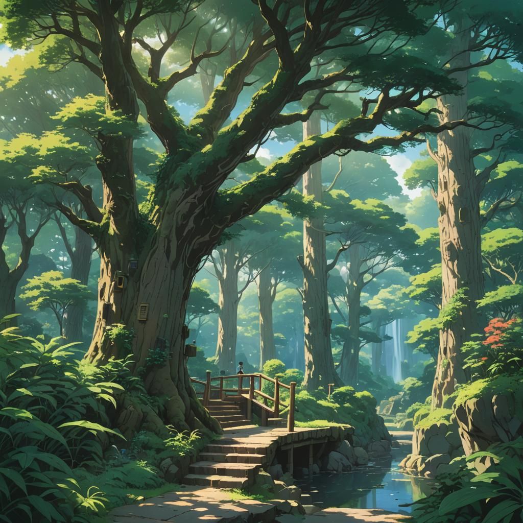 Anime Key Visual by Makoto Shinkai in Studio Ghibli Style