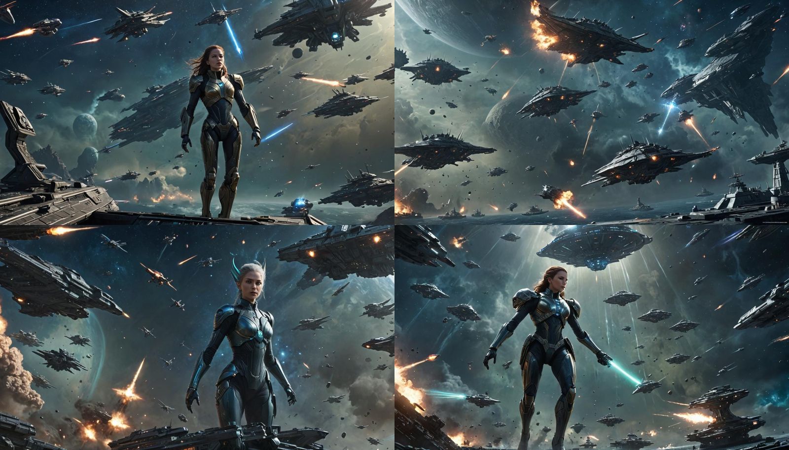 Epic Space War: Human Psychic Powers Clash with Alien Fleet