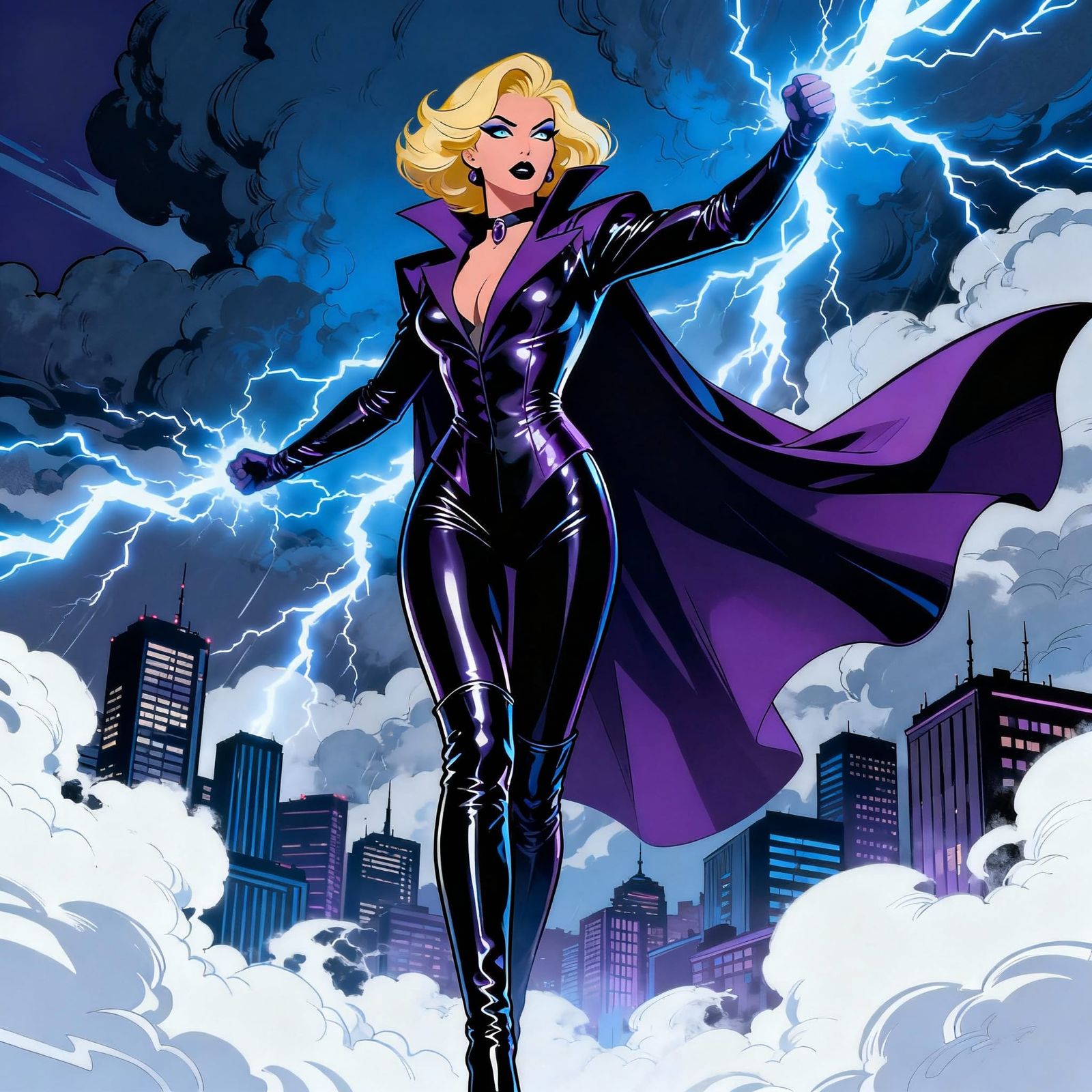 Supervillain Shockwind Commands Storm Over Modern City