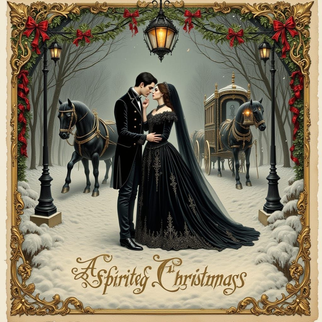 halloween christmas card