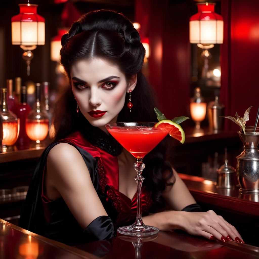 Vampire Mixologist: A Sargent-esque Cocktail Bar