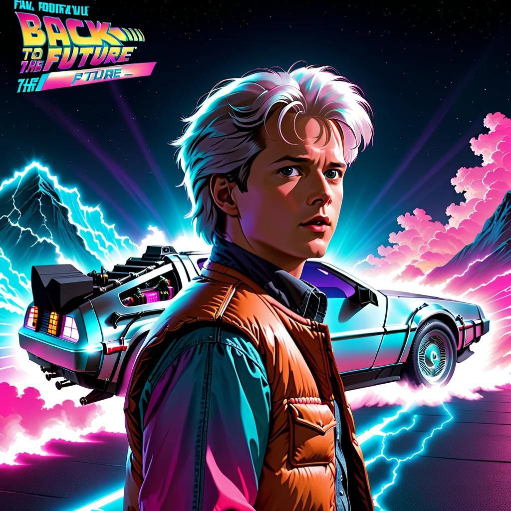 Vaporwave Movie Poster in 4K Resolution