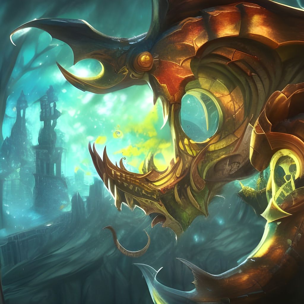 Detailed Fantasy Map in Splash Art Style