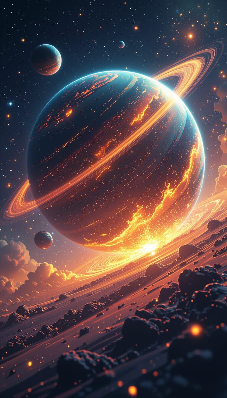 Exploding Planets in Holographic Cosmic Illustration