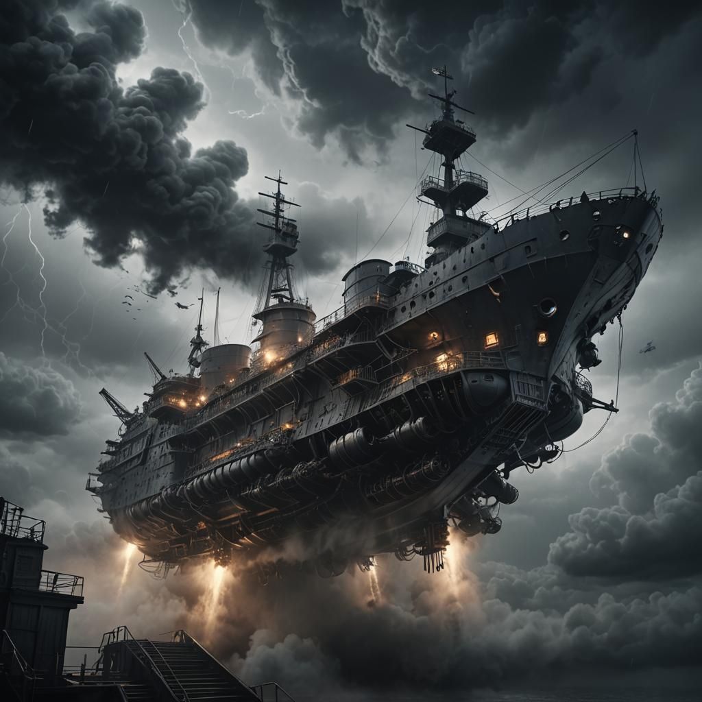 Diesel Punk Airship
