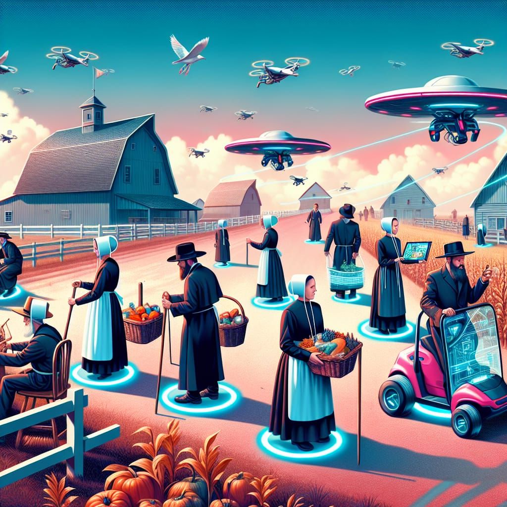 Amish Community Embraces Advanced Technology