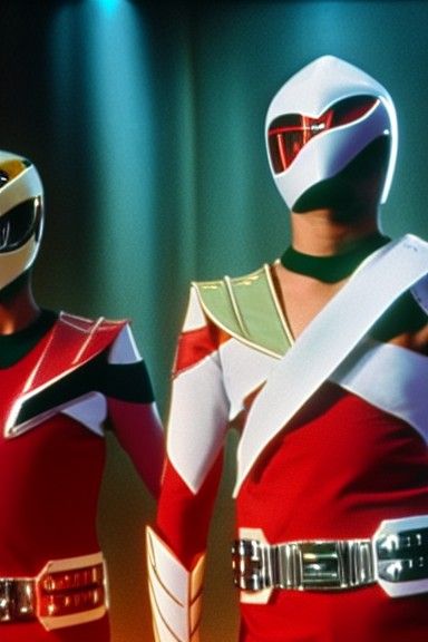 Power Rangers Dino Fury White Ranger Action Pose