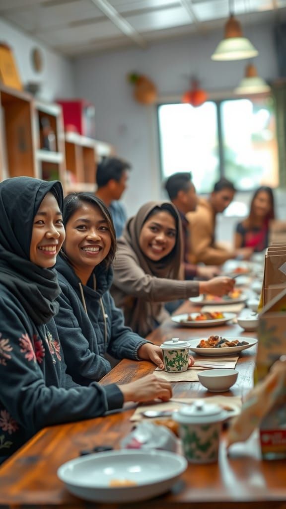 Community in Indonesia: Heartfelt Connections in a Photoreal...