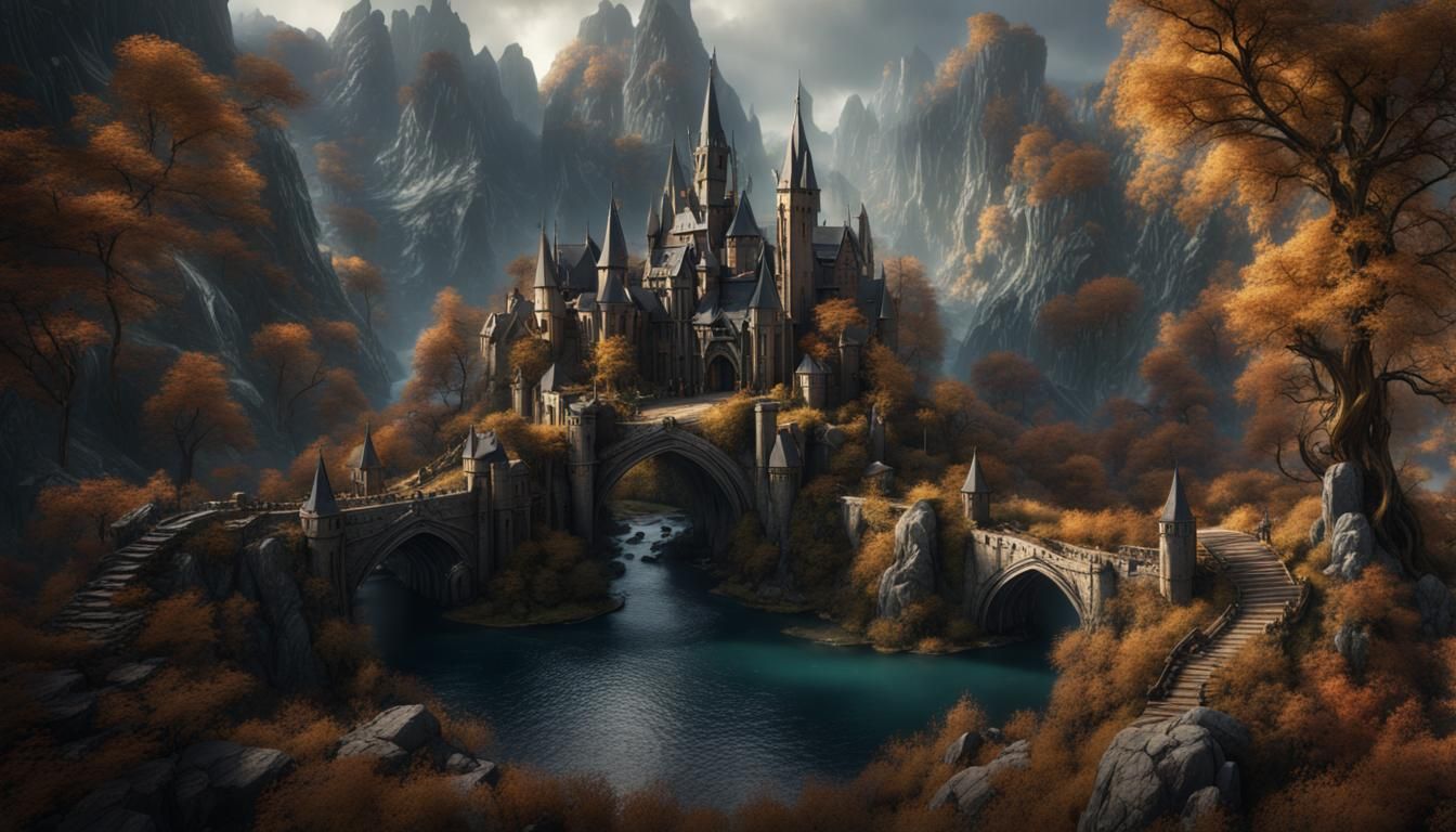 Lord of the Rings: Detailed Matte Painting