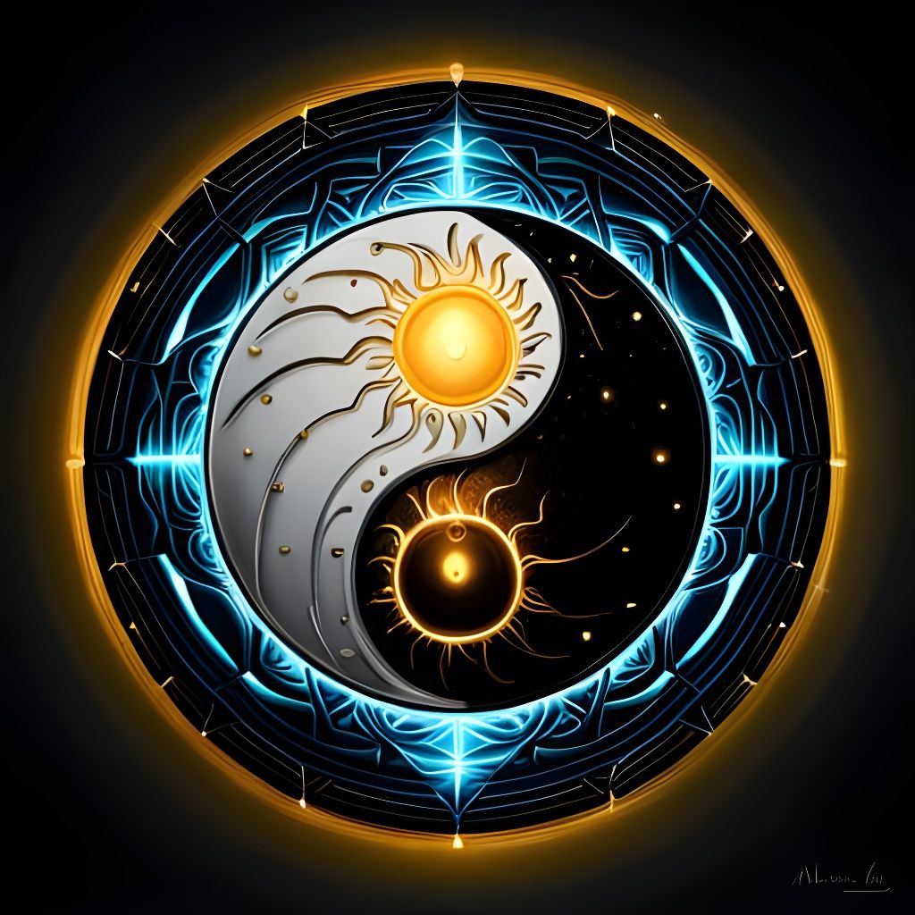 Two Suns - Yin Yang Symbol