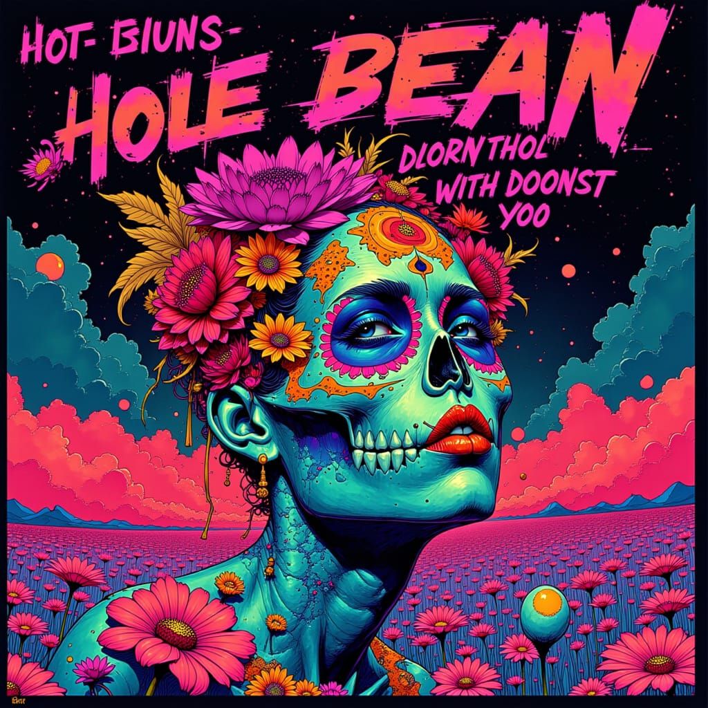 Necrull Titan Celebrates Beat Hereafter in Neon Style