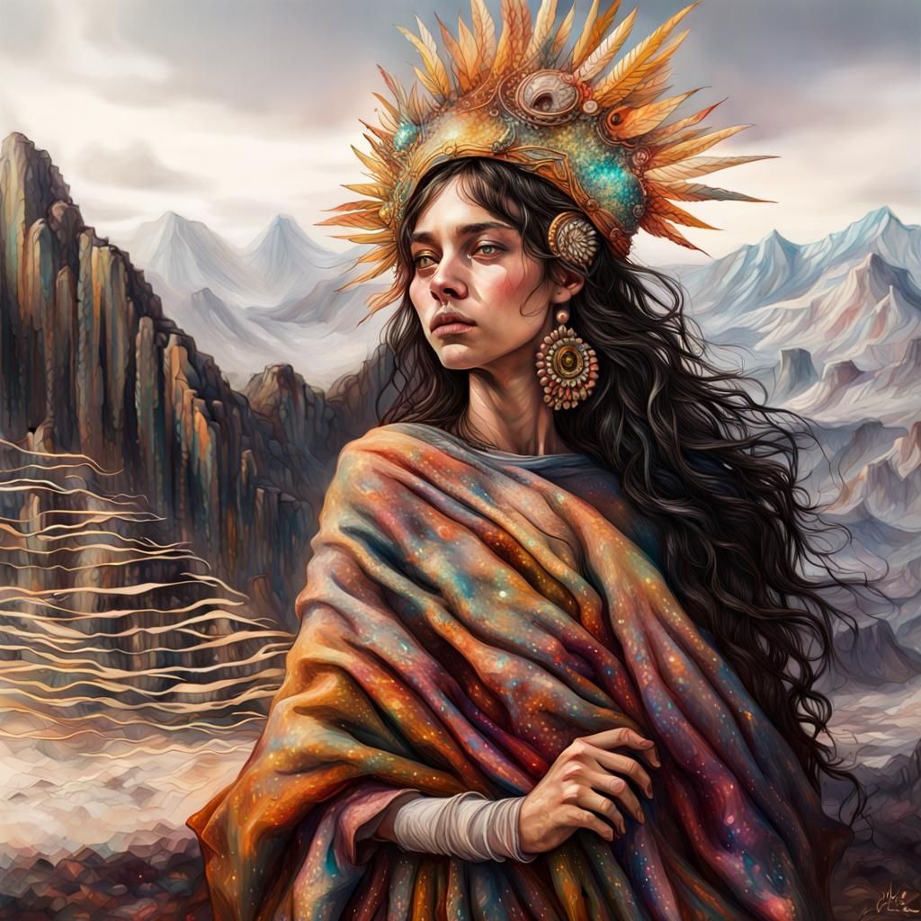 Ea Paraíso terrenal. Close up portrait, ambient light, Nikon 15mm f/1.8G, by Lee Jeffries, Alessio Albi, Adrian Kuipers ...