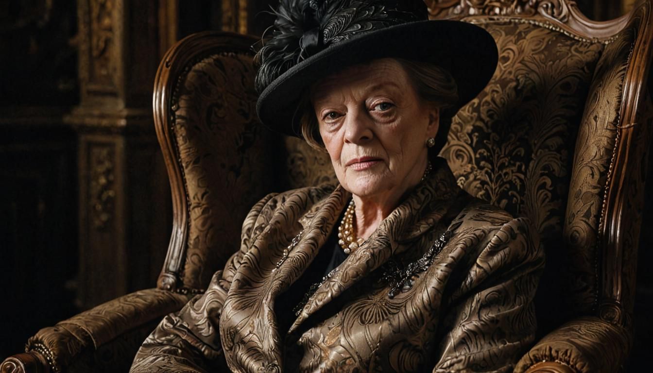 Feminine Portraits & Artwork - Dame Maggie Smith