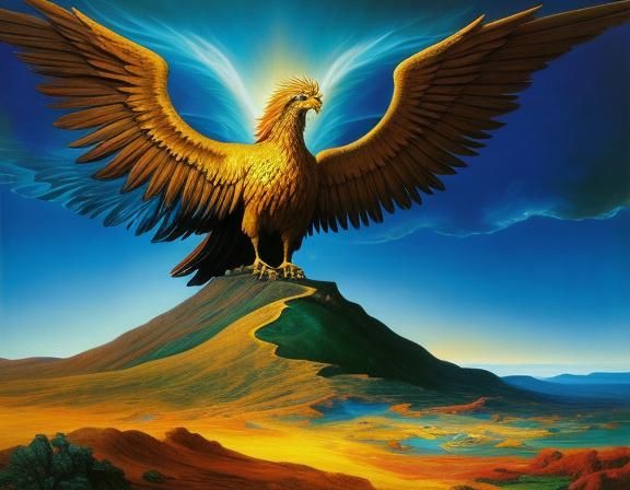 Auburn-Haired Woman in Surreal Dreamscape Digital Art