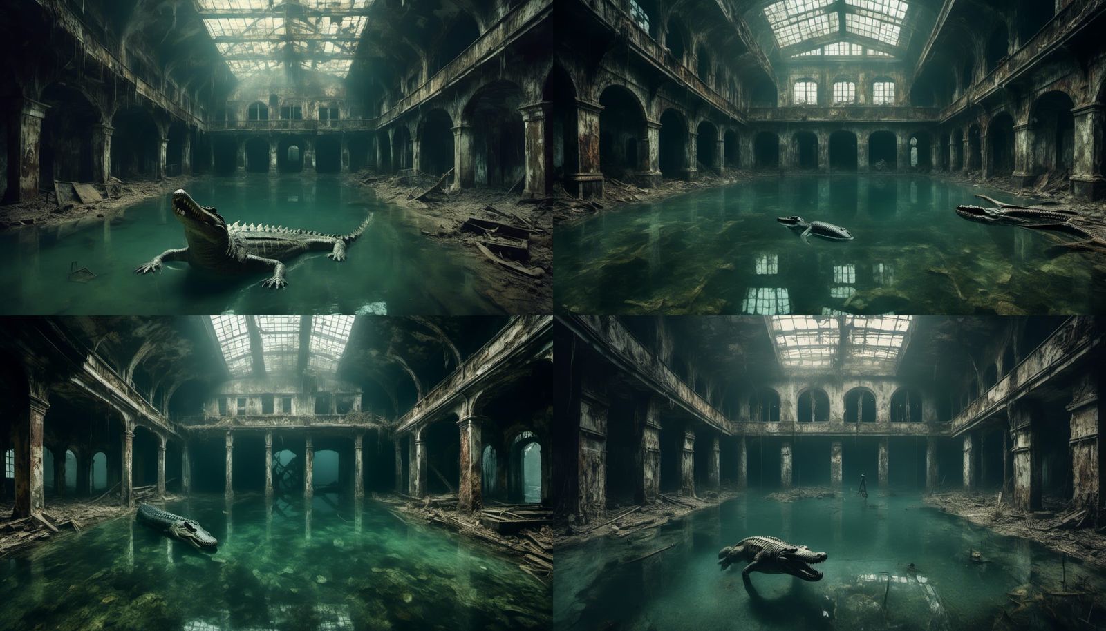Macabre Underwater Railway Station Ruins