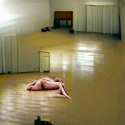 Naked Woman in Empty Room: Broken Promises