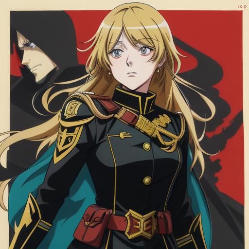 Tanya von Degurechaff Anime Cel-Shaded Portrait