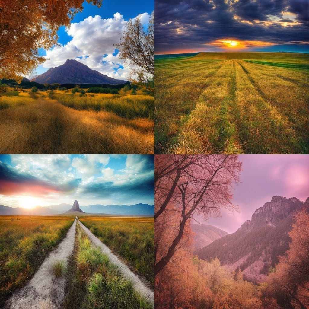 Spencer Gore Style Landscape Art