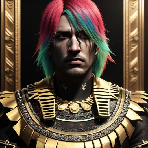 Beautiful Flamboyant Emo Scene in Realistic 3D