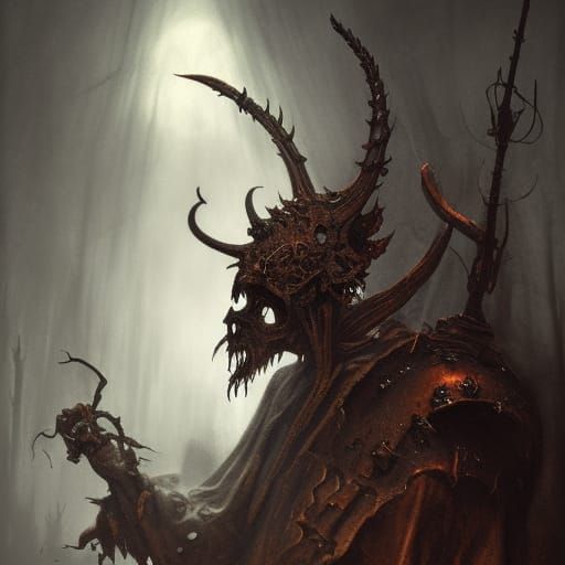 Frozen Demon Warrior - Decaying