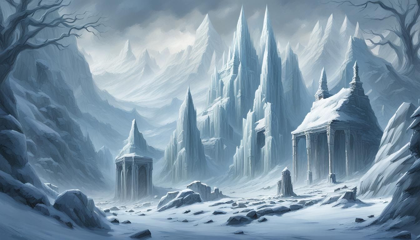 Snow Wraths: An AI Interpretation