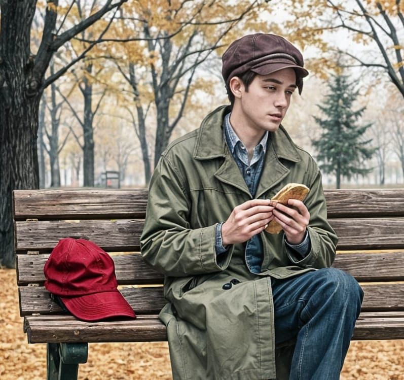 Holden Caulfield in a Moment of Solace