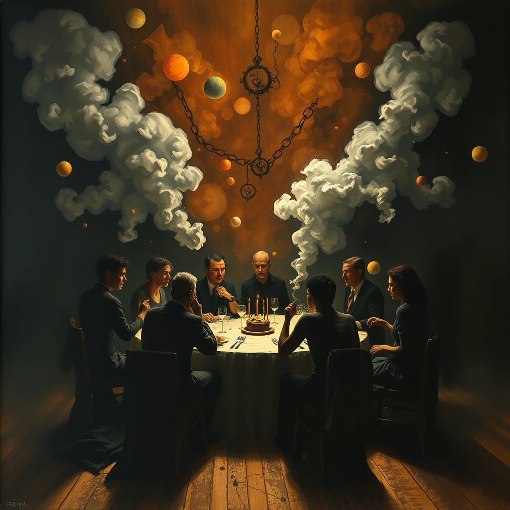 Surreal Birthday Party: Existential Thoughts in Goya-Malevic...