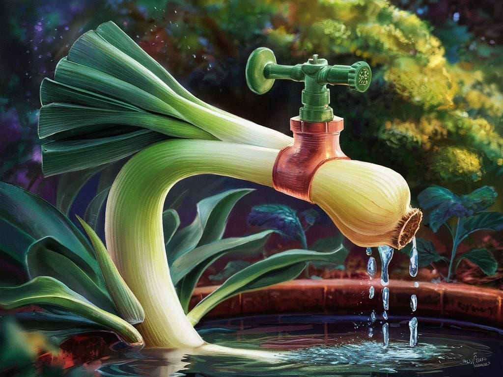 Faucet Leek