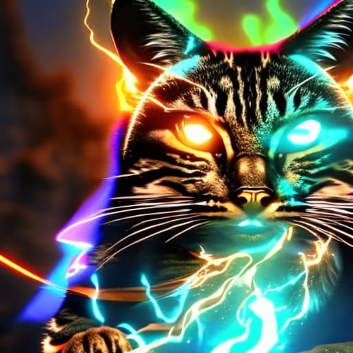 Dual Element Spirit Cat