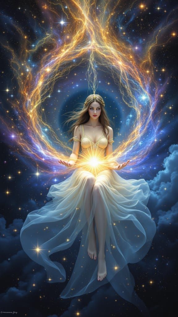 Divine Weaver of Fate in Deep Space