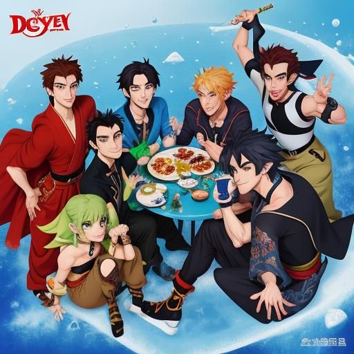 Ice Spice as Pixar Anime Boys