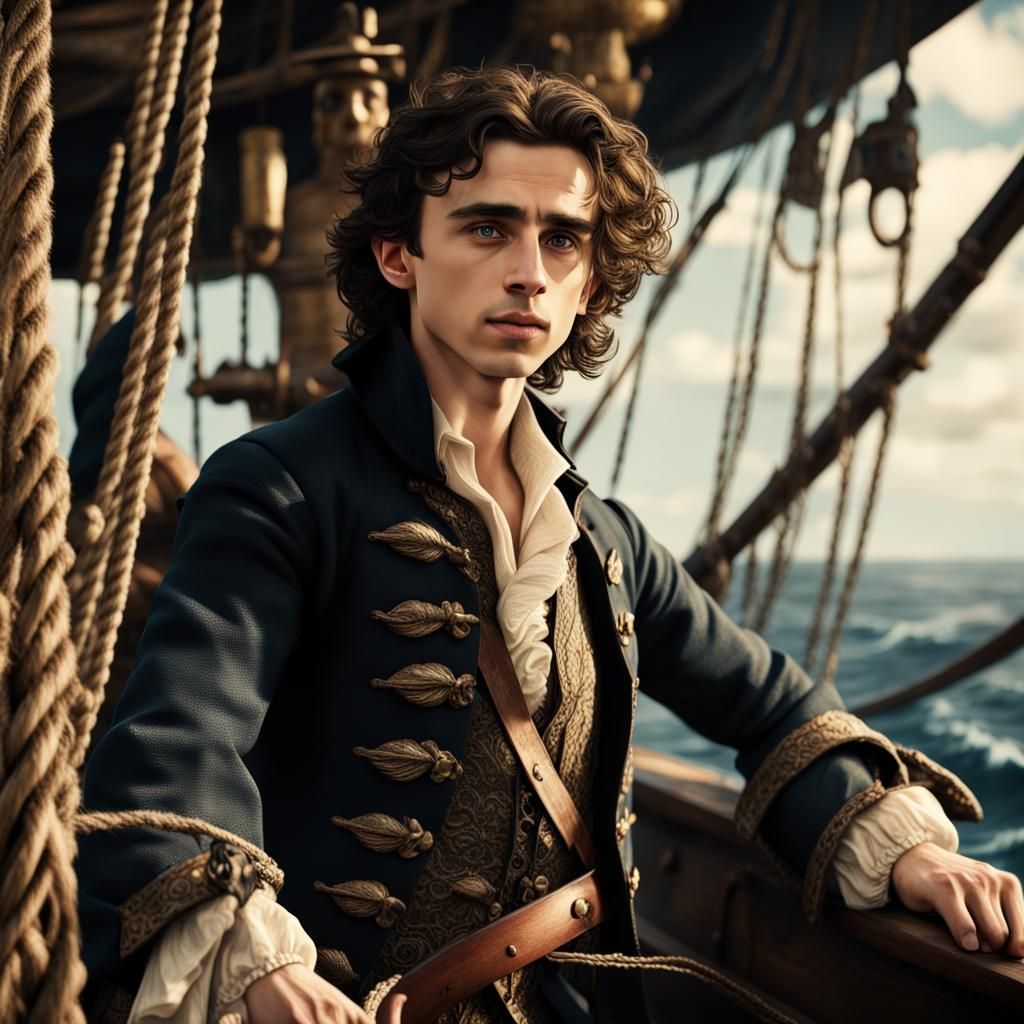 Timothee Chalamet as a Pirate
