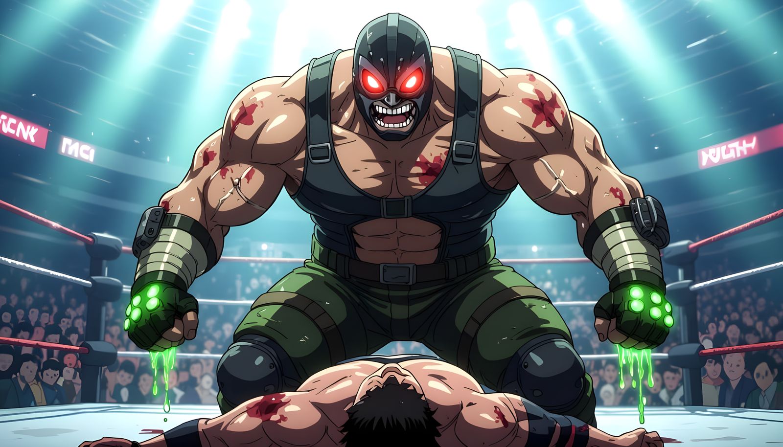 Anime Bane in a Rage, Studio Trigger Style