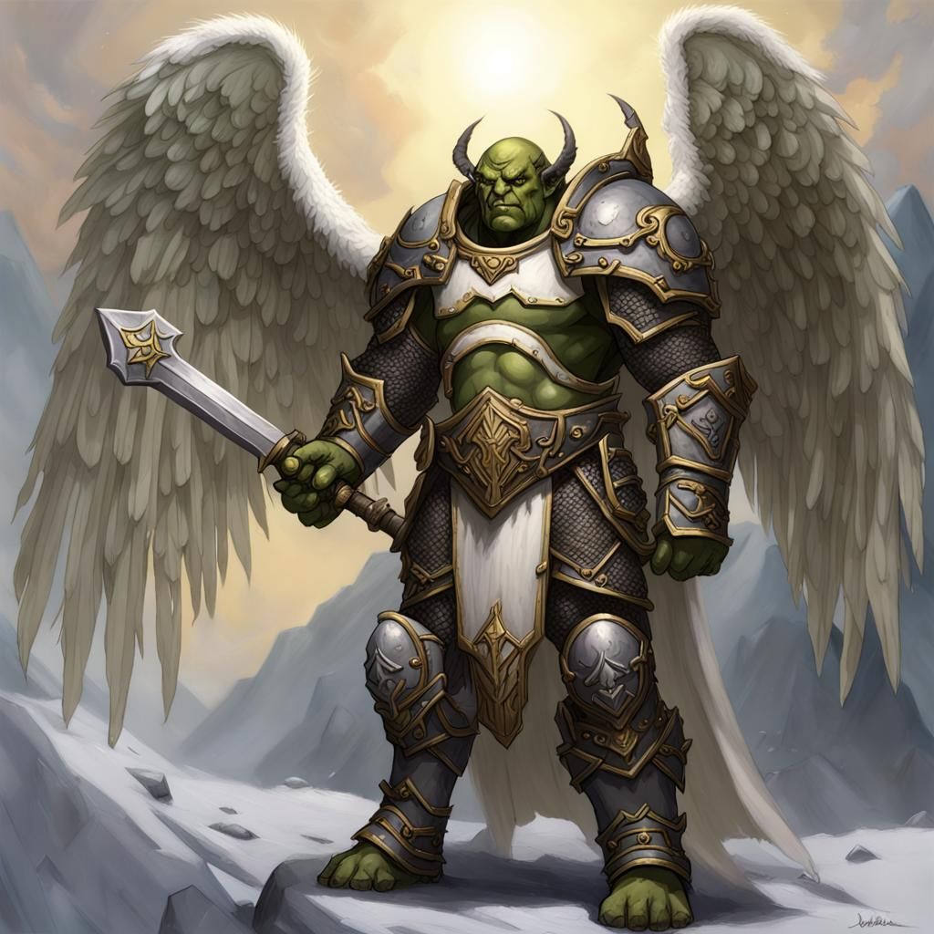 Orc Angel Paladin