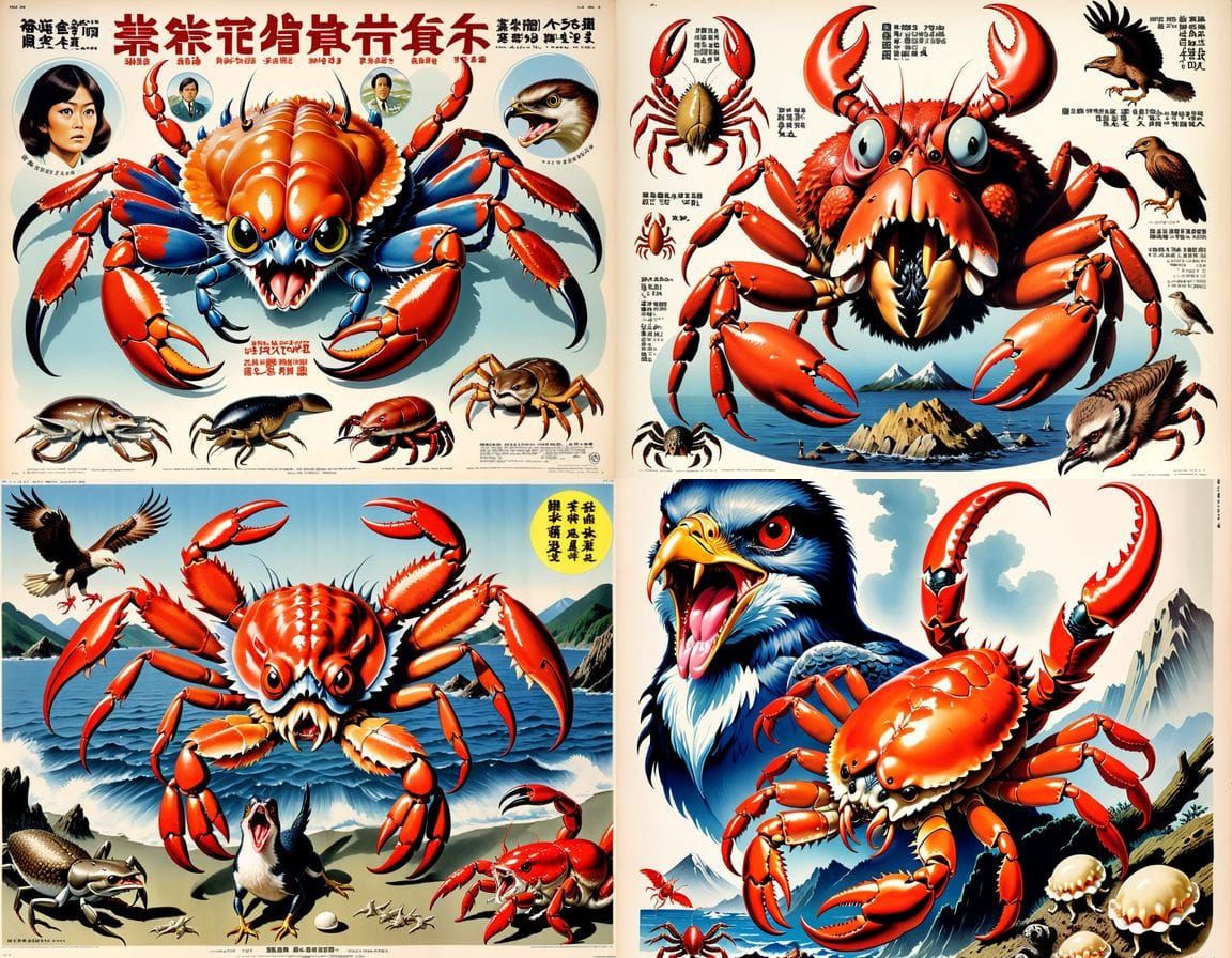 Grotesque 1970s-Style Monster Hybrid from the Deep