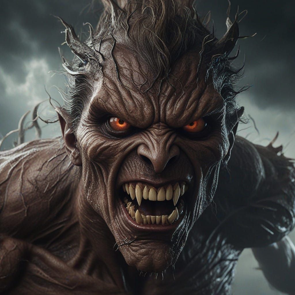 Surreal Demon Storm in Photorealistic Detail