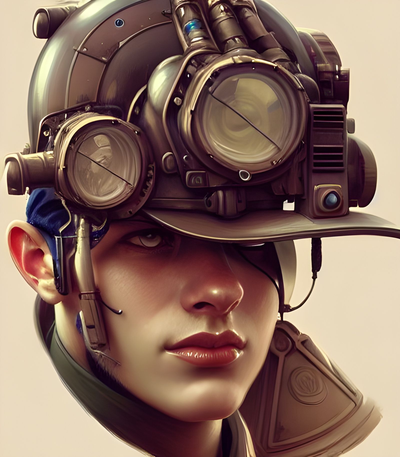 Portrait of a miner, 2038