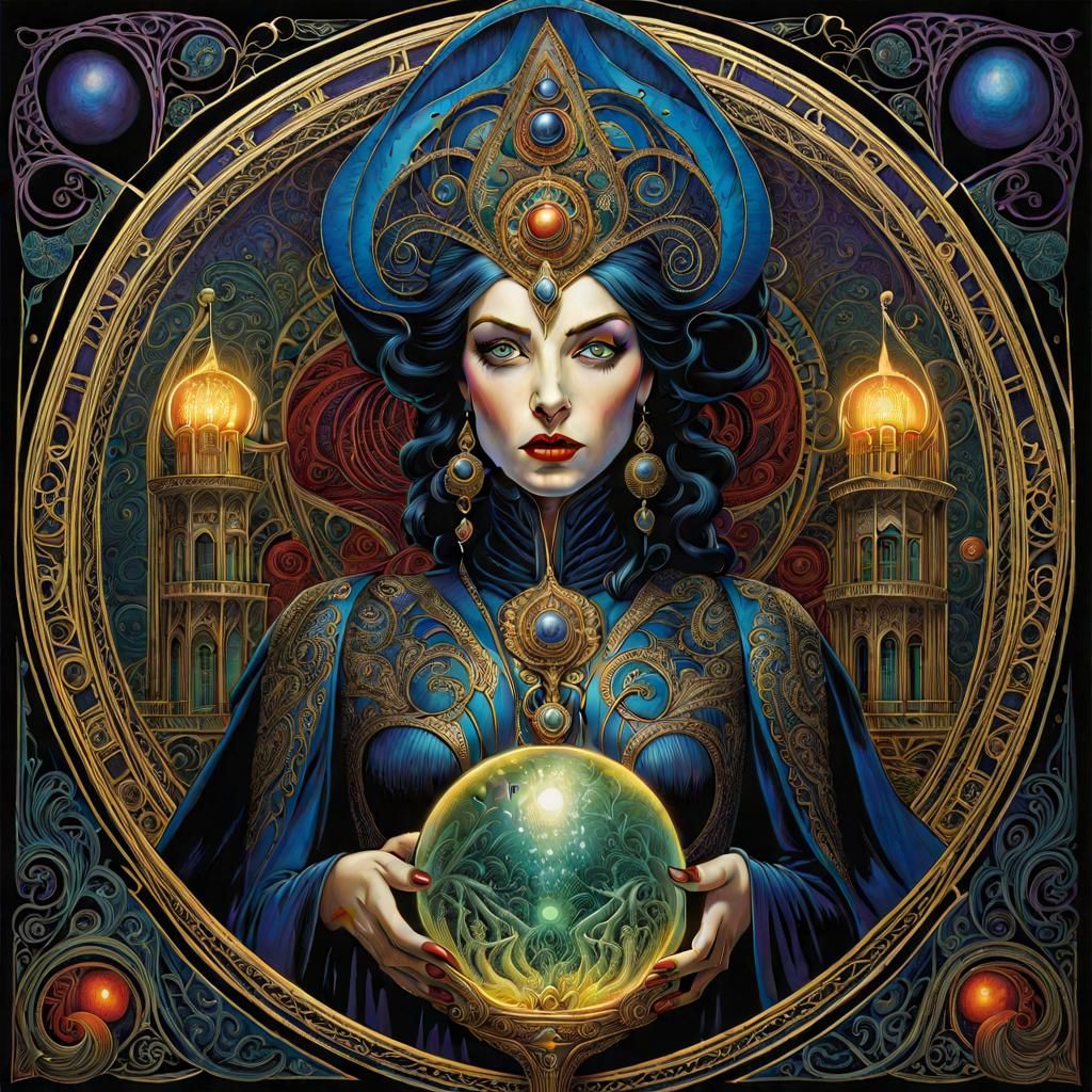 Eerie Gothic Dark Fantasy Masterpiece