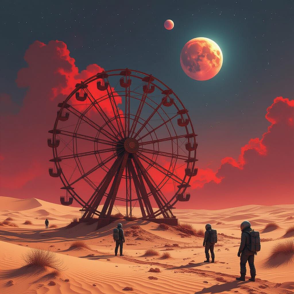 Alien Archaeologists Discover Earth's Ruined Ferris Wheel