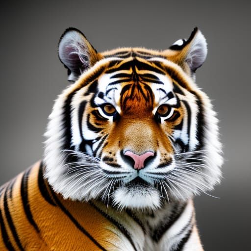 Tiger in Professional Photography Style